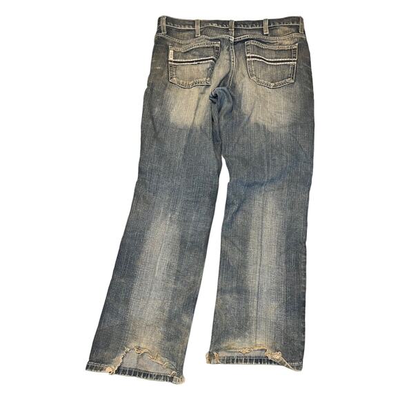 Cinch White Label Jeans Mens 36x32 Blue Relaxed Fit Western MB92834 Workwear - Picture 3 of 6